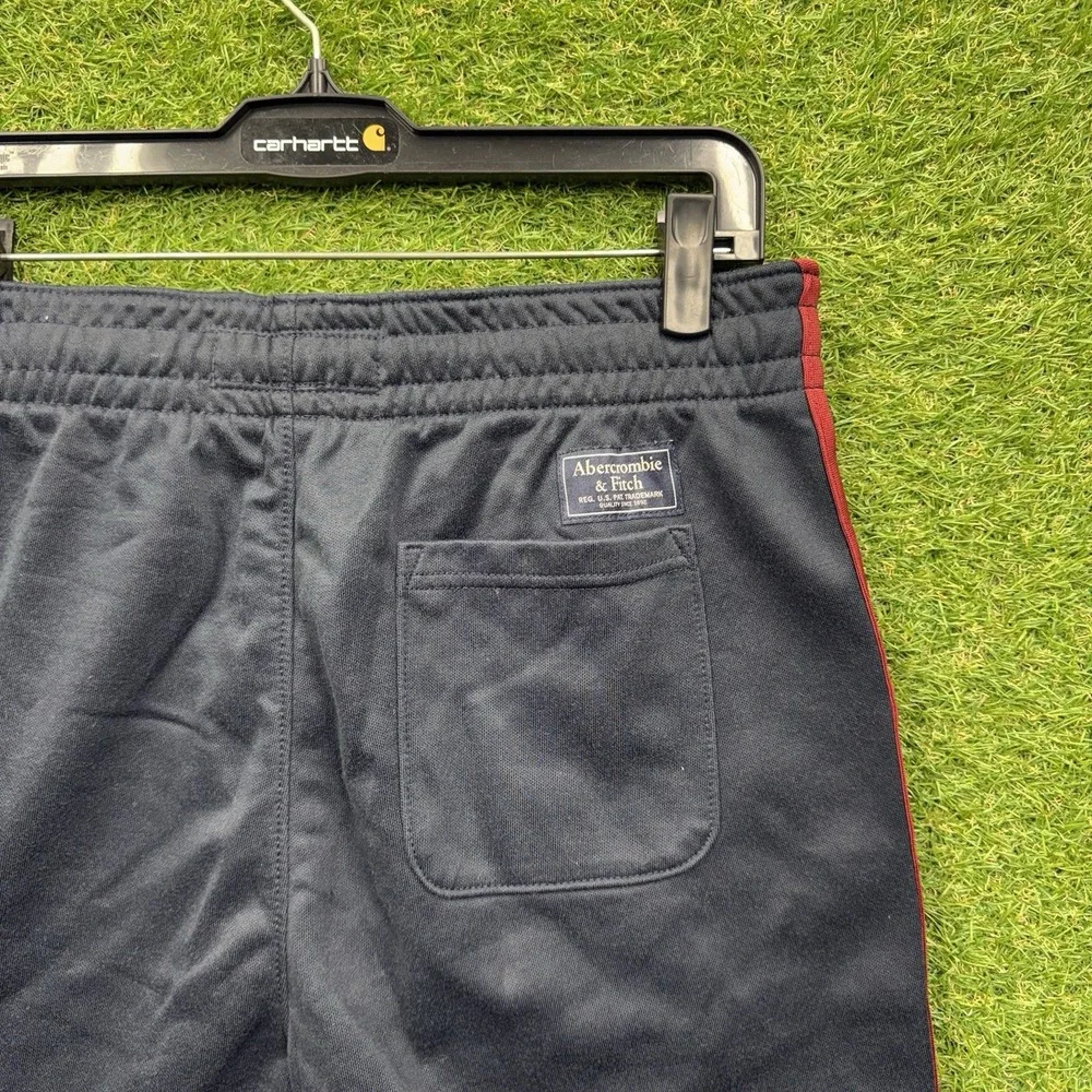 Abercrombie & Fitch Shorts Mens Small A&F Saturday Pleated Blue Sweat Shorts NWT